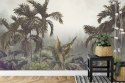 Fototapeta Tropical Trees And Leaves For Digital Printing Wallpaper, Custom Design Wallpaper - 3D Vinyl Gładki 180x120 FT-448568