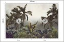 Fototapeta Tropical Trees And Leaves For Digital Printing Wallpaper, Custom Design Wallpaper - 3D Vinyl Gładki 180x120 FT-448568