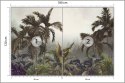 Fototapeta Tropical Trees And Leaves For Digital Printing Wallpaper, Custom Design Wallpaper - 3D Vinyl Strukturalny 180x120 FT-