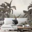 Fototapeta Tropical Trees And Leaves For Digital Printing Wallpaper, Custom Design Wallpaper - 3D Vinyl Strukturalny 208x146 FT-