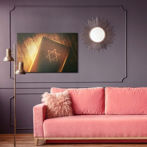 Obraz Na Płótnie Księga Talmudu Canvas Naturalny 100x70 LB-2475-NC100-70