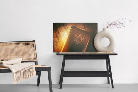 Obraz Na Płótnie Księga Talmudu Canvas Naturalny 100x70 LB-2475-NC100-70