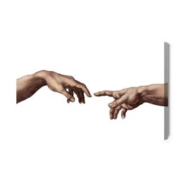 Obraz Na Płótnie Minimalistyczna Kreacja Adama Canvas Naturalny 100x70 LB-2637-NC100-70