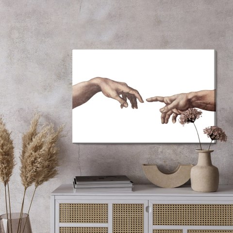 Obraz Na Płótnie Minimalistyczna Kreacja Adama Canvas Naturalny 100x70 LB-2637-NC100-70