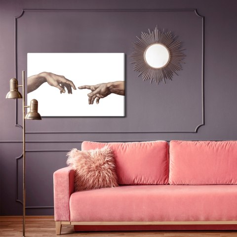 Obraz Na Płótnie Minimalistyczna Kreacja Adama Canvas Naturalny 100x70 LB-2637-NC100-70