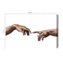 Obraz Na Płótnie Minimalistyczna Kreacja Adama Canvas Naturalny 100x70 LB-2637-NC100-70