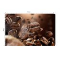 Obraz Na Płótnie Gorące Ziarna Kawy Canvas Naturalny 100x70 LB-2663-NC100-70