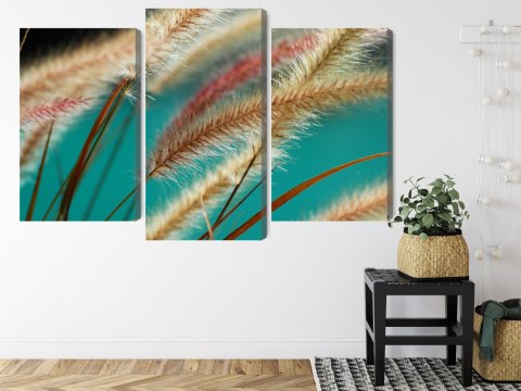 Obraz Wieloczęściowy Rośliny W Skali Makro Canvas 120x80 LBS-3689-C120-80_1X40-80_2X40-60