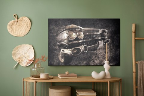 Obraz Na Płótnie Amerykański Samochód Zabytkowy Canvas Naturalny 100x70 LB-2771-NC100-70