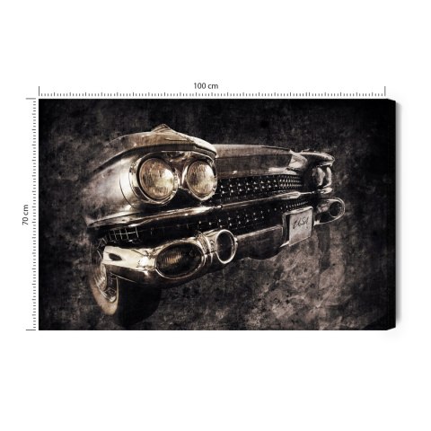 Obraz Na Płótnie Amerykański Samochód Zabytkowy Canvas Naturalny 100x70 LB-2771-NC100-70