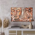 Obraz Na Płótnie Duchowy Budda Canvas Naturalny 100x70 LB-2617-NC100-70