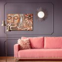 Obraz Na Płótnie Duchowy Budda Canvas Naturalny 100x70 LB-2617-NC100-70