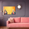 Obraz Na Płótnie Jezus I Maryja Panna Canvas Naturalny 100x70 LB-2477-NC100-70