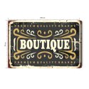 Obraz Na Płótnie Tablica Butikowa W Stylu Vintage Canvas Naturalny 100x70 LB-2906-NC100-70