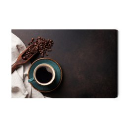 Obraz Na Płótnie Cudowna Filiżanka Kawy? Canvas Naturalny 100x70 LB-2659-NC100-70