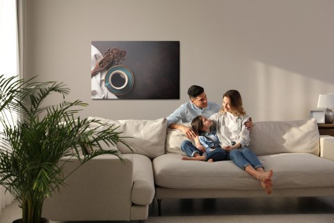 Obraz Na Płótnie Cudowna Filiżanka Kawy? Canvas Naturalny 100x70 LB-2659-NC100-70