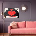 Obraz Na Płótnie Dłonie Ułożone W Kształcie Serca W Stylu Vintage Canvas Naturalny 100x70 LB-2797-NC100-70