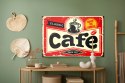 Obraz Na Płótnie Filiżanka Kawy I Napis Retro Canvas Naturalny 100x70 LB-2813-NC100-70