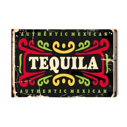 Obraz Na Płótnie Kolorowe Litery Vintage Canvas Naturalny 100x70 LB-2907-NC100-70