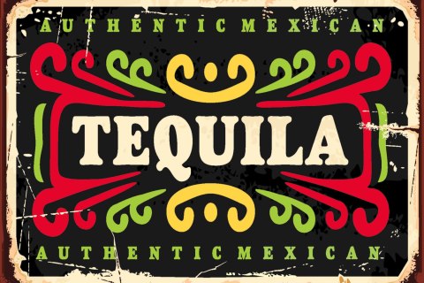 Obraz Na Płótnie Kolorowe Litery Vintage Canvas Naturalny 100x70 LB-2907-NC100-70