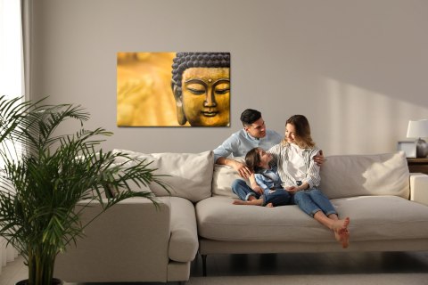 Obraz Na Płótnie Statua Buddy Canvas Naturalny 100x70 LB-2487-NC100-70