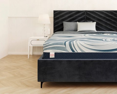 Materac piankowy DREAMER LUX SOLID GREEN, REVINE PURPLE, EUCAFEEL, HR - 120 x 200 - H4 twardy / H3 średnio twardy - 22 cm