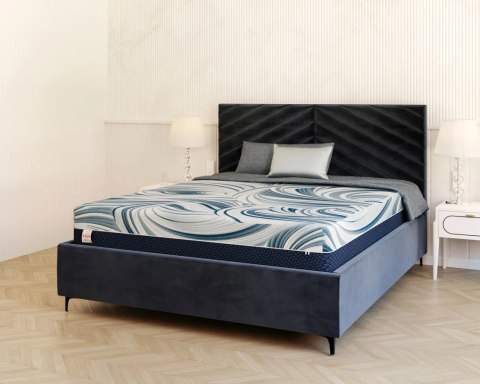 Materac piankowy DREAMER LUX SOLID GREEN, REVINE PURPLE, EUCAFEEL, HR - 200 x 200 - H4 twardy / H3 średnio twardy - 22 cm