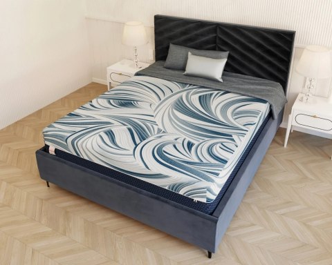 Materac piankowy DREAMER LUX SOLID GREEN, REVINE PURPLE, EUCAFEEL, HR - 200 x 200 - H4 twardy / H3 średnio twardy - 22 cm
