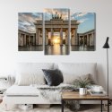 Obraz Wieloczęściowy Brama Brandenburska W Berlinie Canvas Naturalny 90x60 LBS-2747-NC90-60_1X30-60_2X30-45