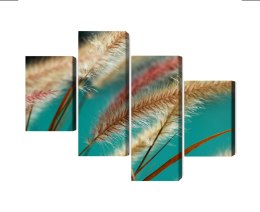 Obraz Wieloczęściowy Rośliny W Skali Makro Canvas 120x75 LBS-3691-C120-75_2X30-75_2X30-45