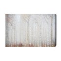 Obraz Na Płótnie Brzozowy Las We Mgle Canvas Naturalny 100x70 LB-240-NC100-70