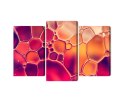 Obraz Wieloczęściowy Krople Wody W Skali Makro Canvas 120x80 LBS-3659-C120-80_1X40-80_2X40-60