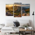 Obraz Wieloczęściowy Chlebowy Szczyt Na Słowacji Canvas 120x80 LBS-4416-C120-80_1X40-80_2X40-60
