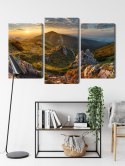 Obraz Wieloczęściowy Chlebowy Szczyt Na Słowacji Canvas 120x80 LBS-4416-C120-80_1X40-80_2X40-60