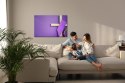 Obraz Na Płótnie Krzyż Na Fioletowym Tle Canvas Naturalny 100x70 LB-2591-NC100-70