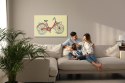 Obraz Na Płótnie Rysowany Rower W Stylu Retro Canvas Naturalny 100x70 LB-2800-NC100-70
