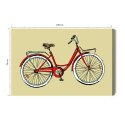 Obraz Na Płótnie Rysowany Rower W Stylu Retro Canvas Naturalny 100x70 LB-2800-NC100-70