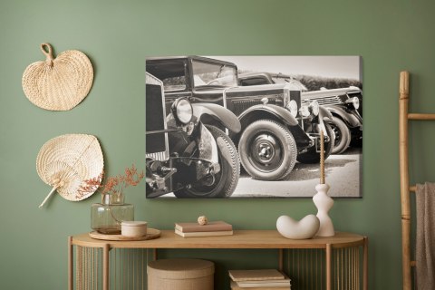 Obraz Na Płótnie Zabytkowe Samochody Zabytkowe Canvas Naturalny 100x70 LB-2785-NC100-70