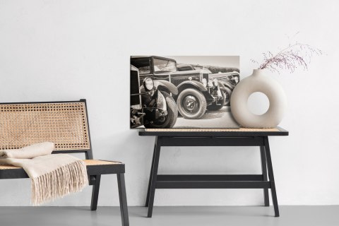 Obraz Na Płótnie Zabytkowe Samochody Zabytkowe Canvas Naturalny 100x70 LB-2785-NC100-70