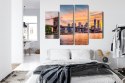 Obraz Wieloczęściowy Panoramiczny Krajobraz Nowego Jorku Canvas Naturalny 120x90 LBS-2046-NC120-90_2X30-90_2X30-60