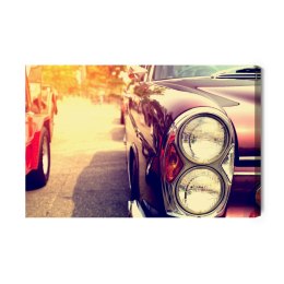 Obraz Na Płótnie Amerykański Samochód Retro Canvas Naturalny 100x70 LB-2799-NC100-70