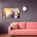 Obraz Na Płótnie Amerykański Samochód Retro Canvas Naturalny 100x70 LB-2799-NC100-70