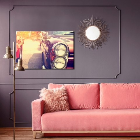Obraz Na Płótnie Amerykański Samochód Retro Canvas Naturalny 100x70 LB-2799-NC100-70
