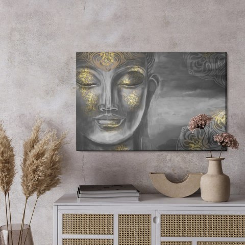 Obraz Na Płótnie Bodhisattwa Canvas Naturalny 100x70 LB-2554-NC100-70