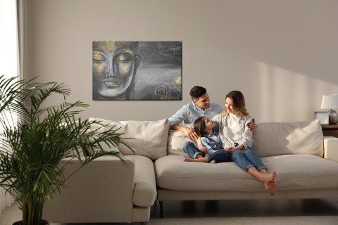 Obraz Na Płótnie Bodhisattwa Canvas Naturalny 100x70 LB-2554-NC100-70