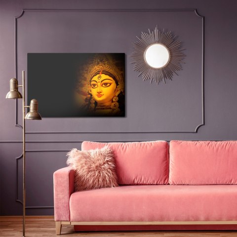 Obraz Na Płótnie Bogini Durga Canvas Naturalny 100x70 LB-2624-NC100-70