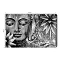 Obraz Na Płótnie Budda Podczas Medytacji Canvas Naturalny 100x70 LB-2619-NC100-70