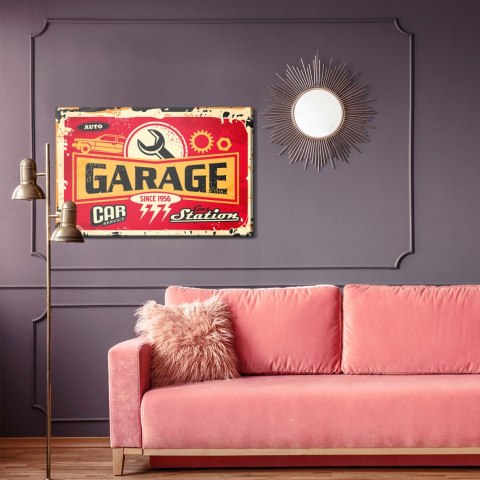 Obraz Na Płótnie Części I Napisy W Stylu Vintage Canvas Naturalny 100x70 LB-2920-NC100-70