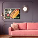 Obraz Na Płótnie Hot Dogi W Stylu Vintage Canvas Naturalny 100x70 LB-2805-NC100-70