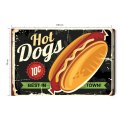 Obraz Na Płótnie Hot Dogi W Stylu Vintage Canvas Naturalny 100x70 LB-2805-NC100-70